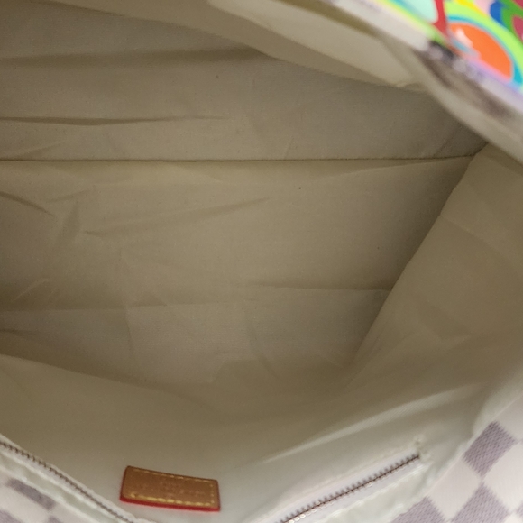 Colorful Custom Painted Designer Inspired Handbag w/ Custom Neon Paracord Strap - Picture 8 of 8